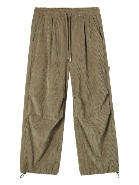 FIVE CM corduroy pleated-front trousers