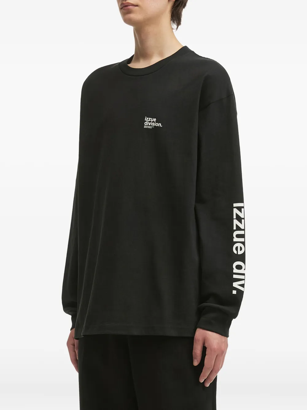 Izzue Long-sleeve T-shirt In Black