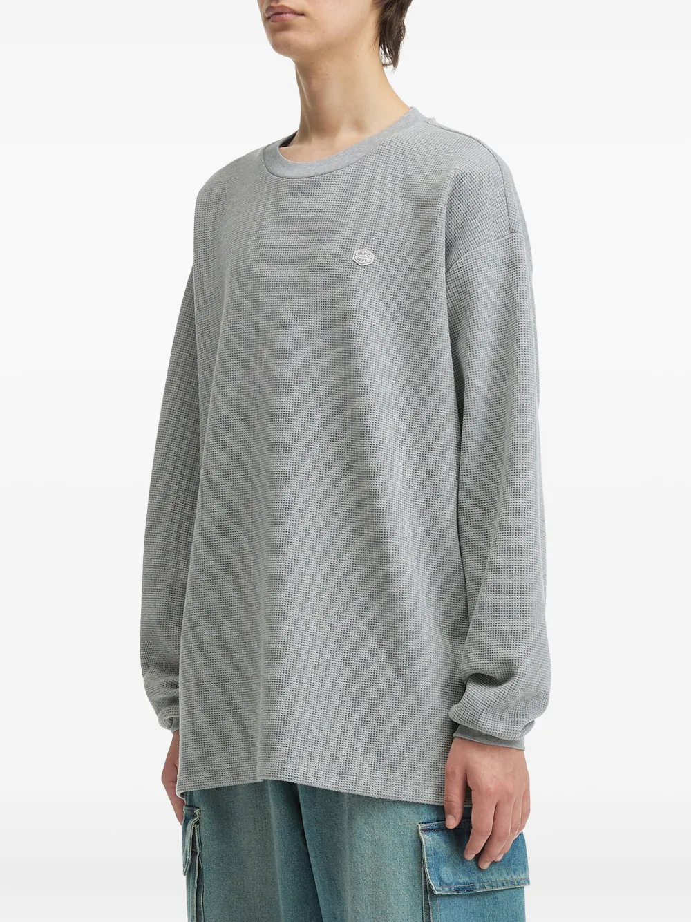 Chocoolate Long-sleeve Sweatshirt In Gray
