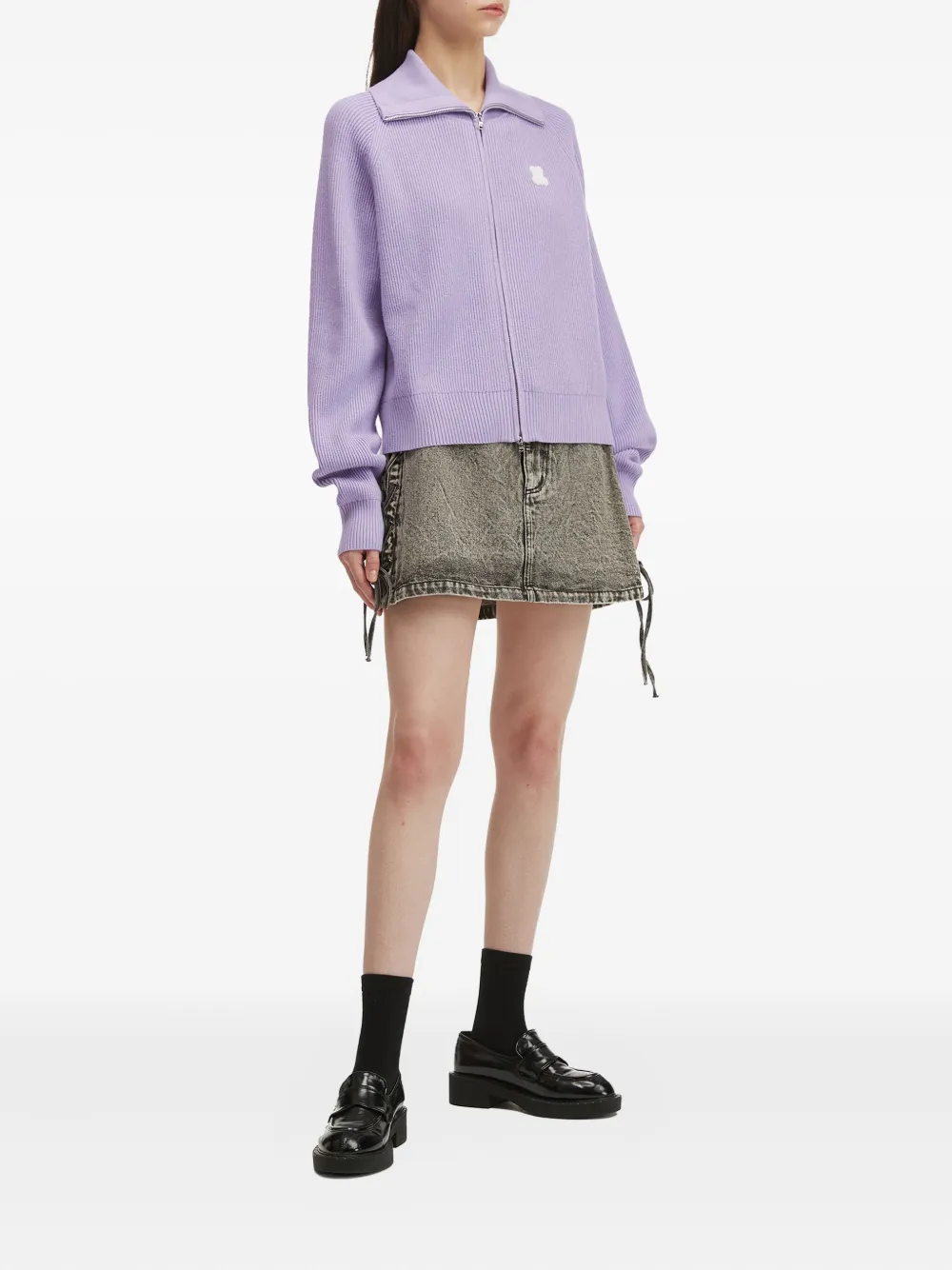 CHOCOOLATE ribbed zip-up cardigan | Cardigans | Image 2