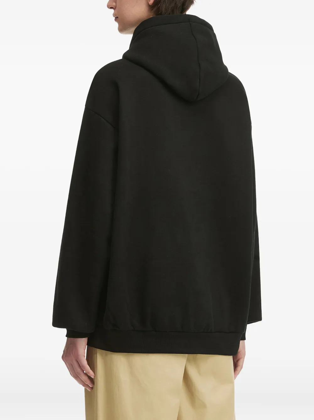Chocoolate Logo-print Hooded Sweatshirt In Black