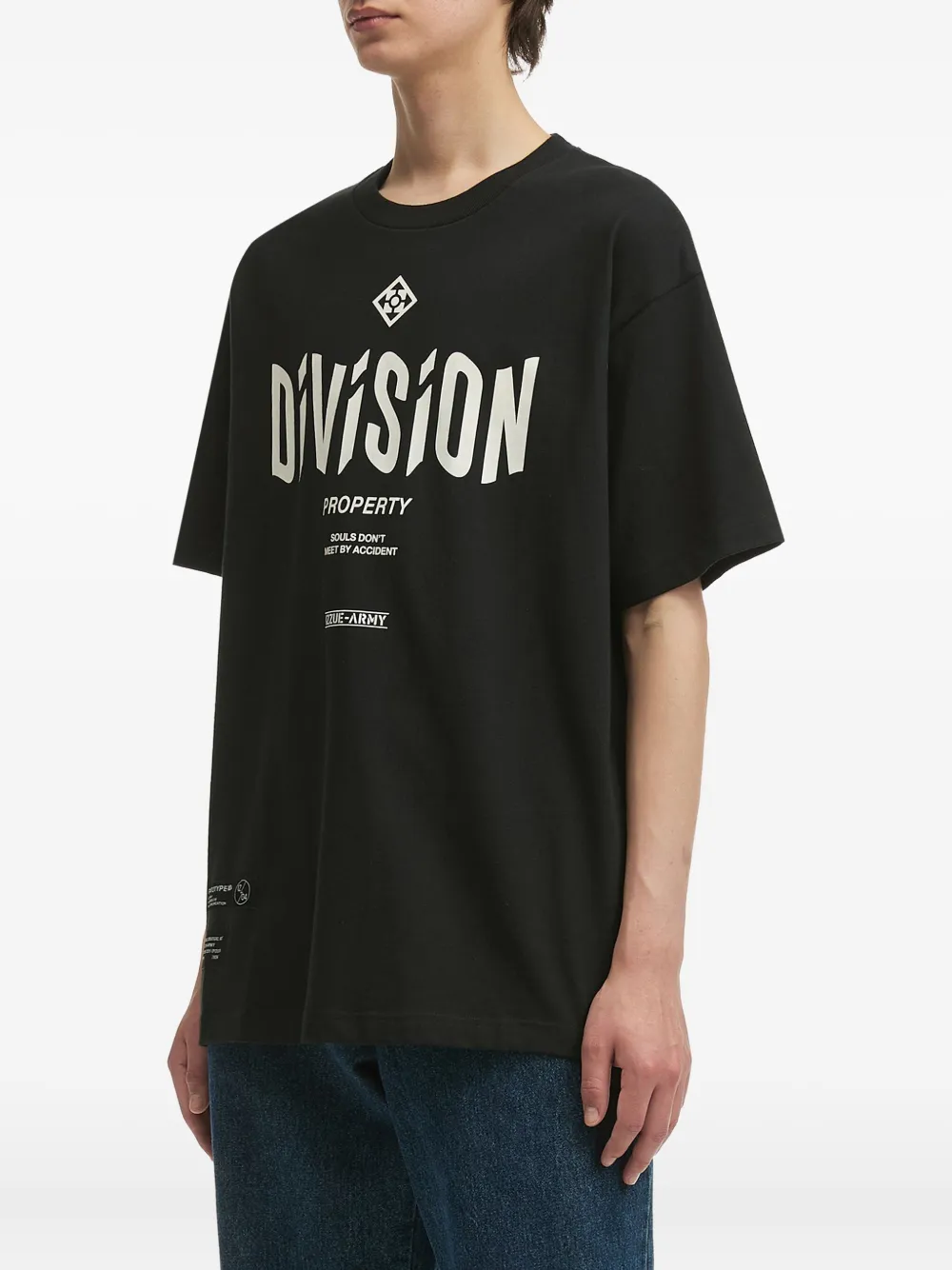 Izzue Division Graphic T-shirt In Black
