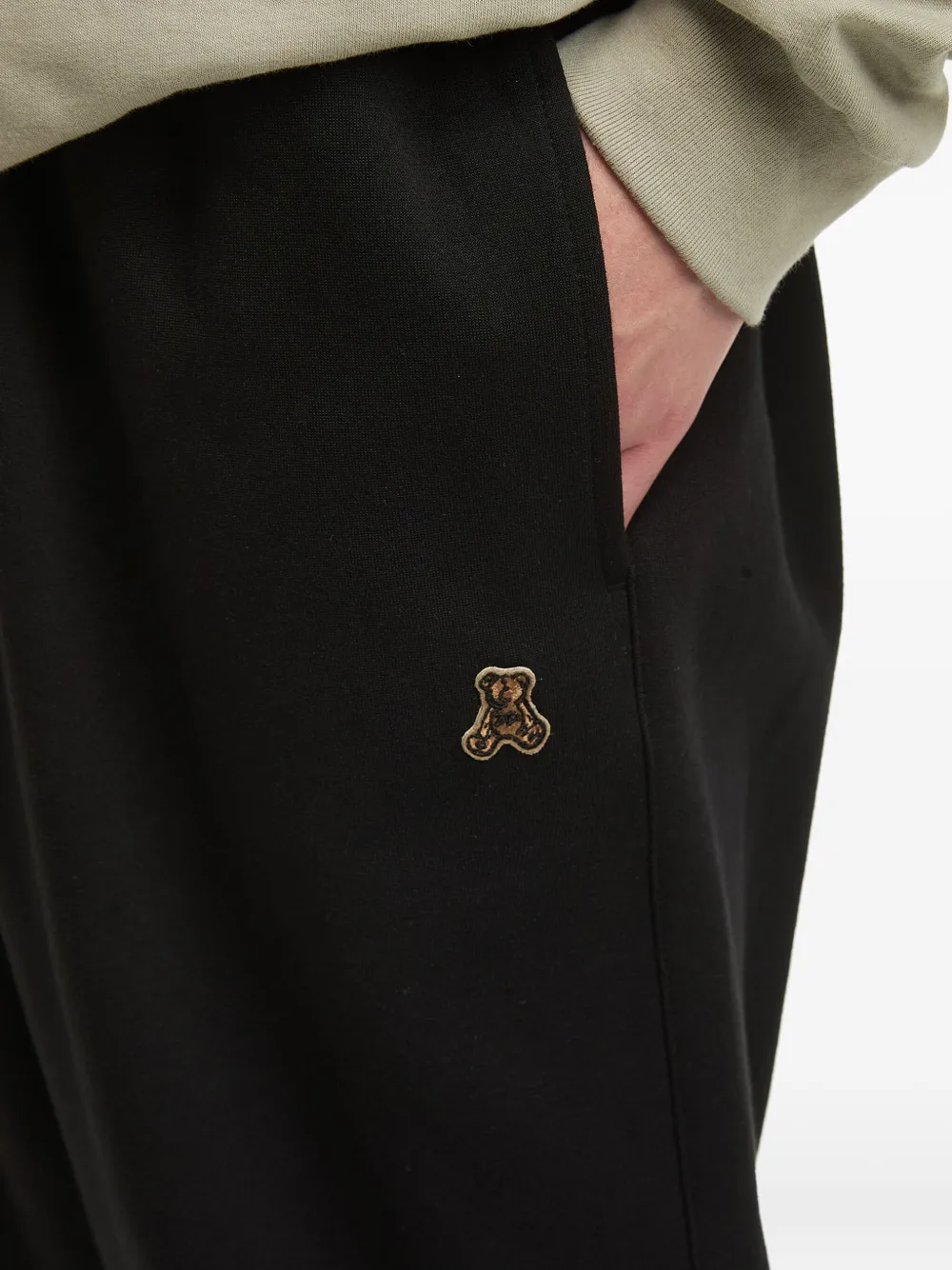 Izzue Embroidered-logo Track Pants In Black