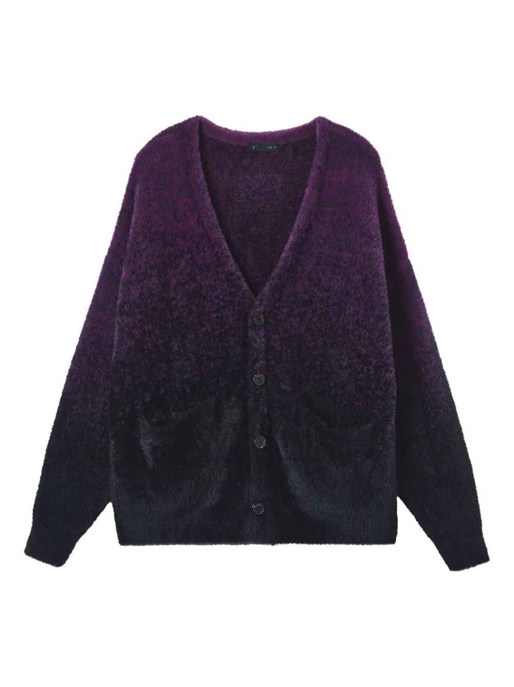 FIVE CM ombré V-neck cardigan | Purple | Image 1