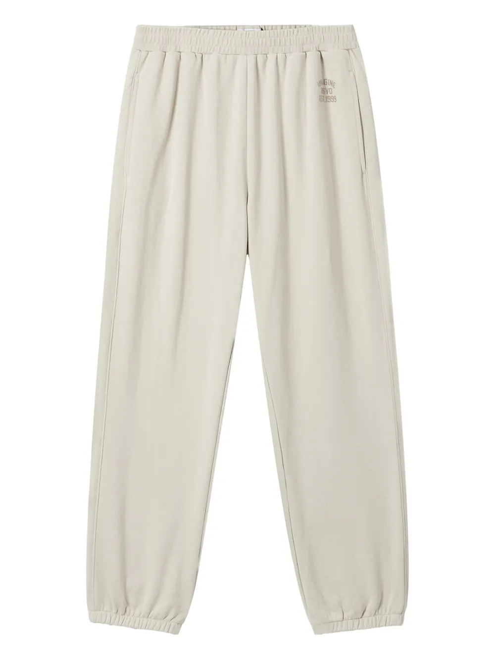 izzue elasticated-cuff track pants | White | Image 1