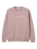 CHOCOOLATE embroidered crew-neck sweatshirt - Pink