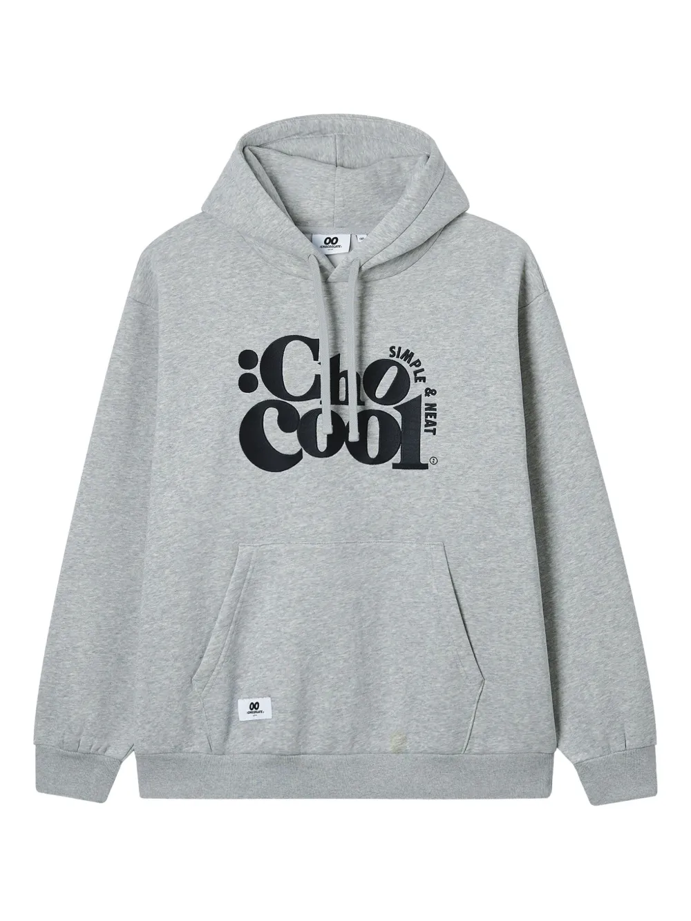 Chocoolate Logo-print Hoodie In Gray