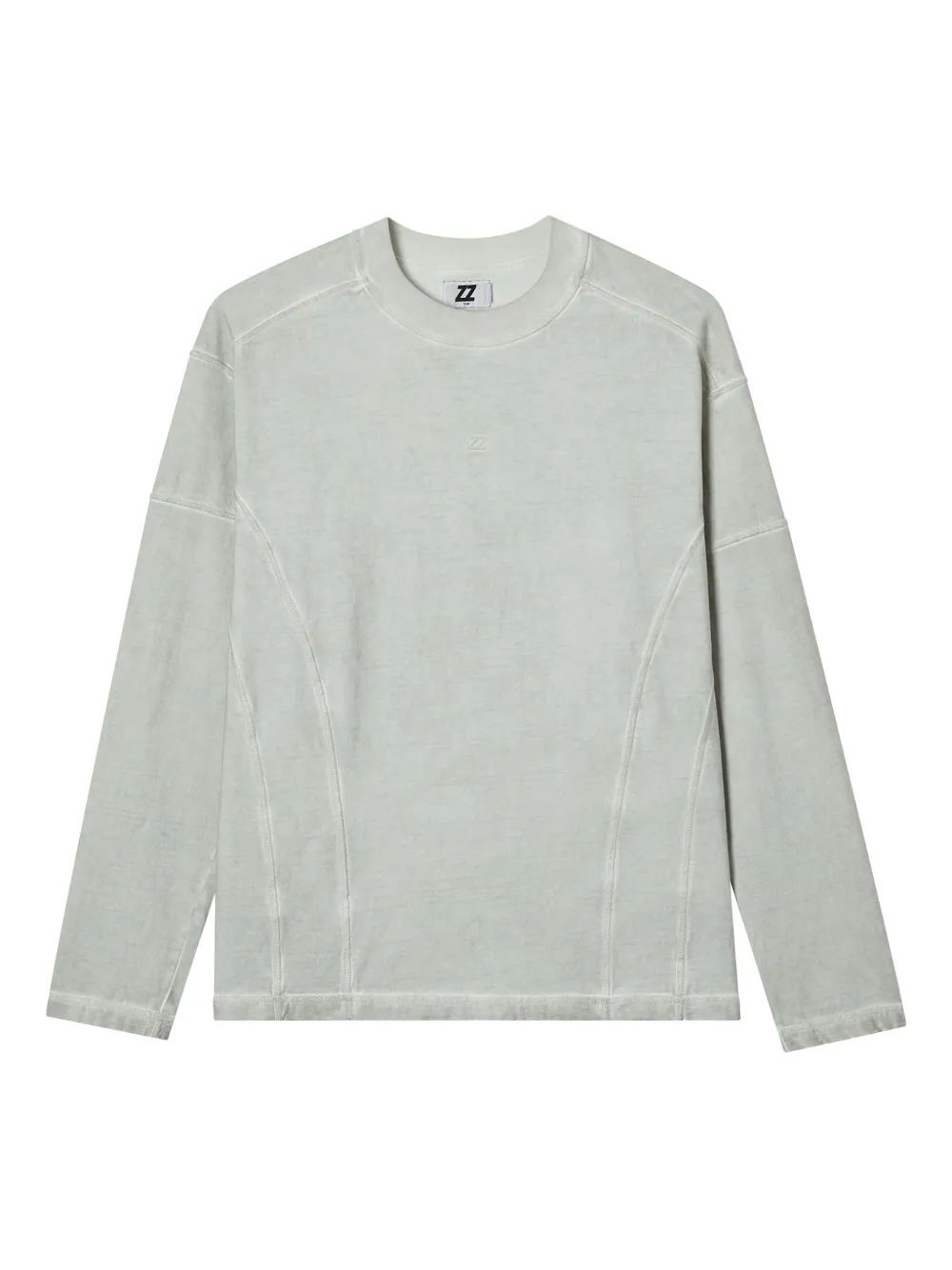 izzue panelled long-sleeve T-shirt | Blue | Image 1