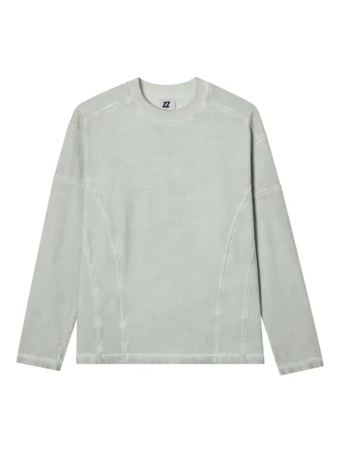 izzue panelled long-sleeve T-shirt