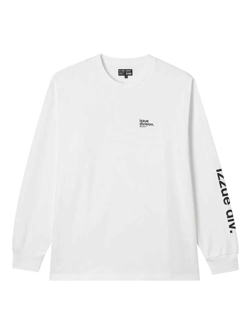izzue logo-print long-sleeve T-shirt | White | Image 1