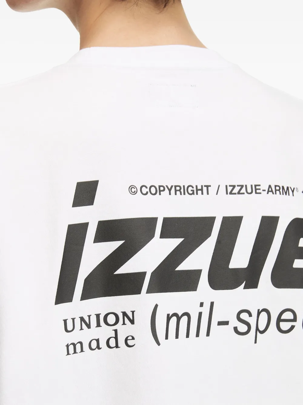 Izzue Logo-print Long-sleeve T-shirt In White