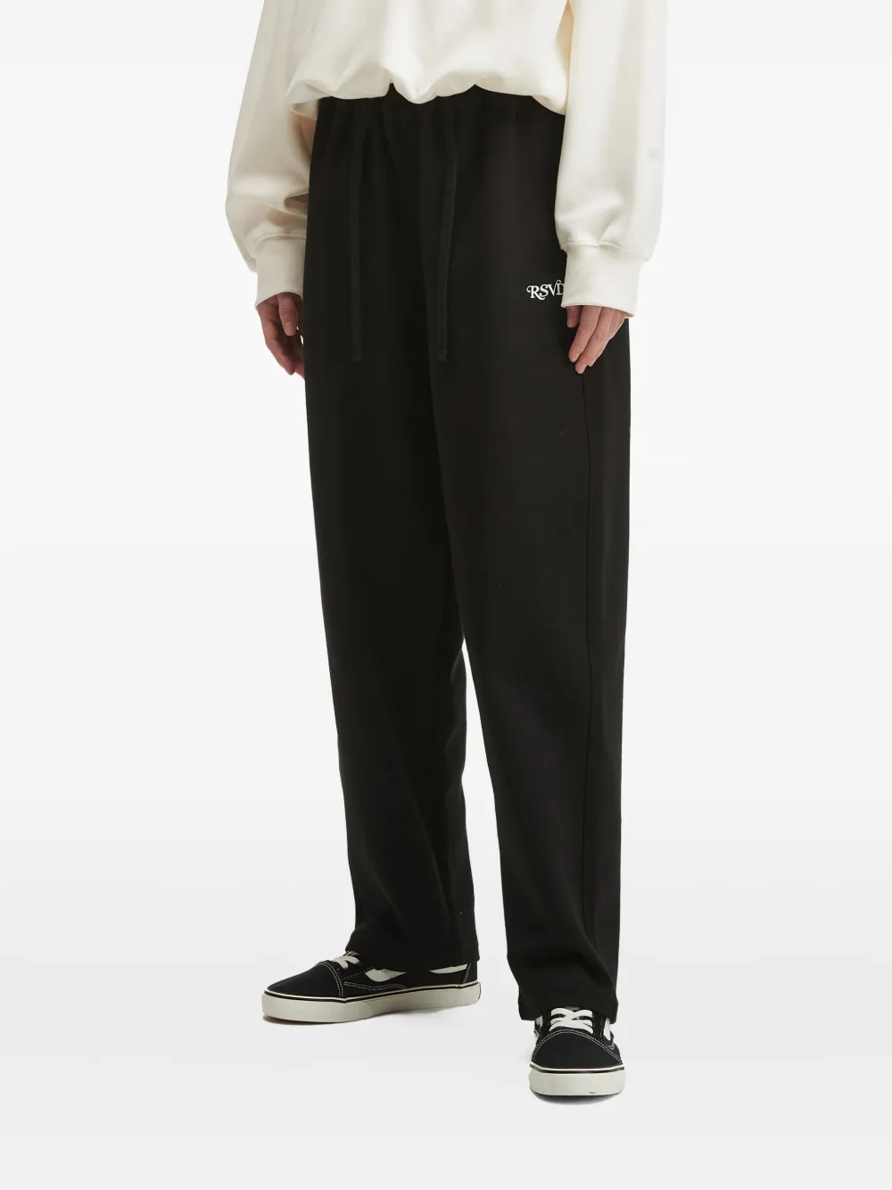 Izzue Drawstring Logo Track Pants In Black