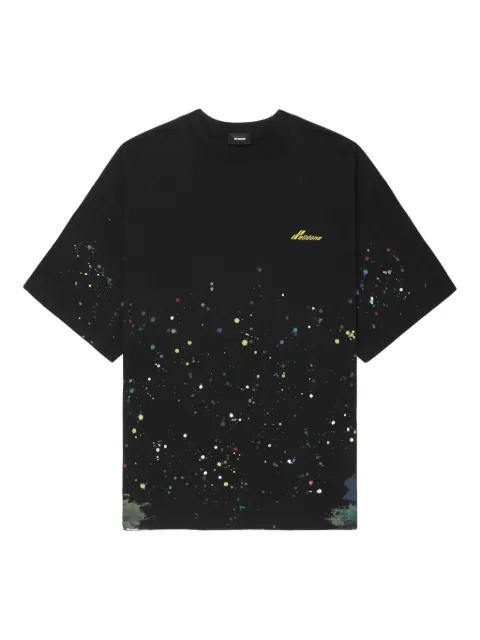 We11done paint-splatter cotton T-shirt