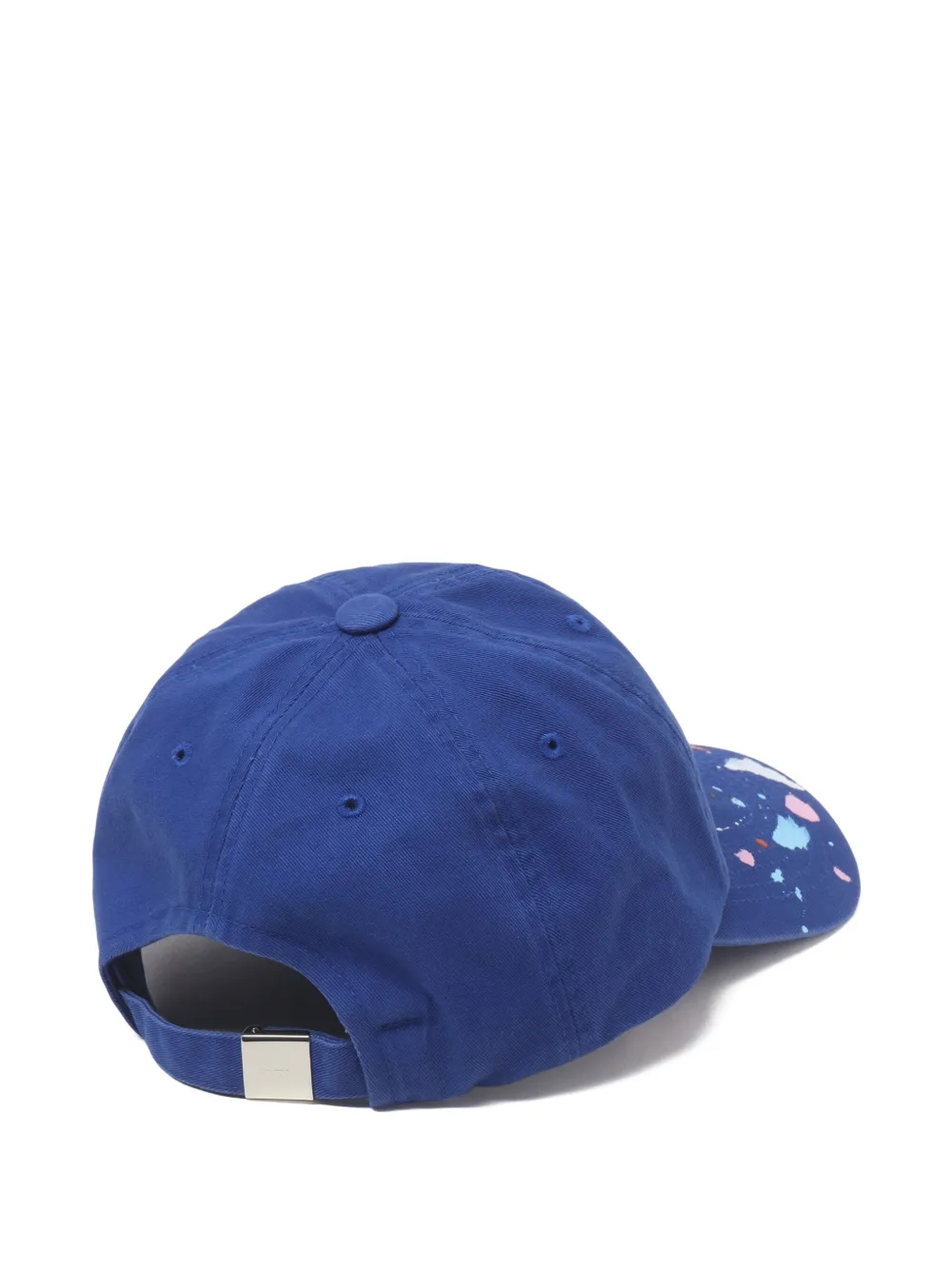 We11done embroidered-logo paint-splatter cap | Image 2