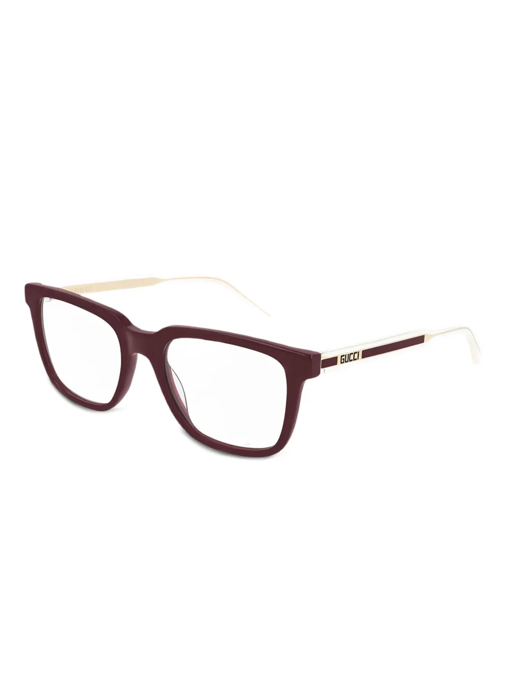 Gucci square full-rim glasses | Red | Image 1