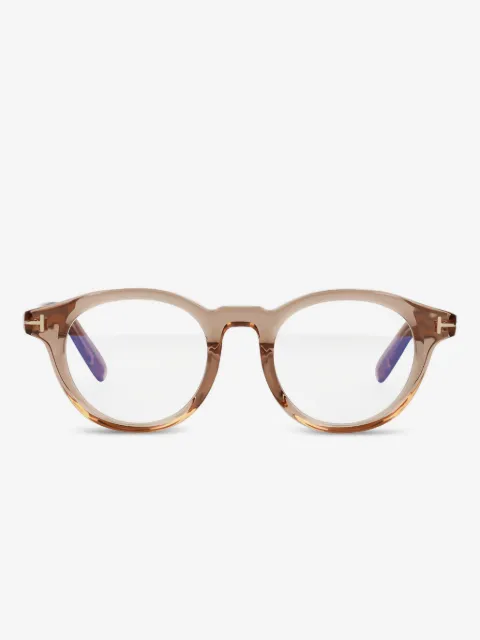 TOM FORD Eyewear نظارة شمس بإطار مستدير كامل
