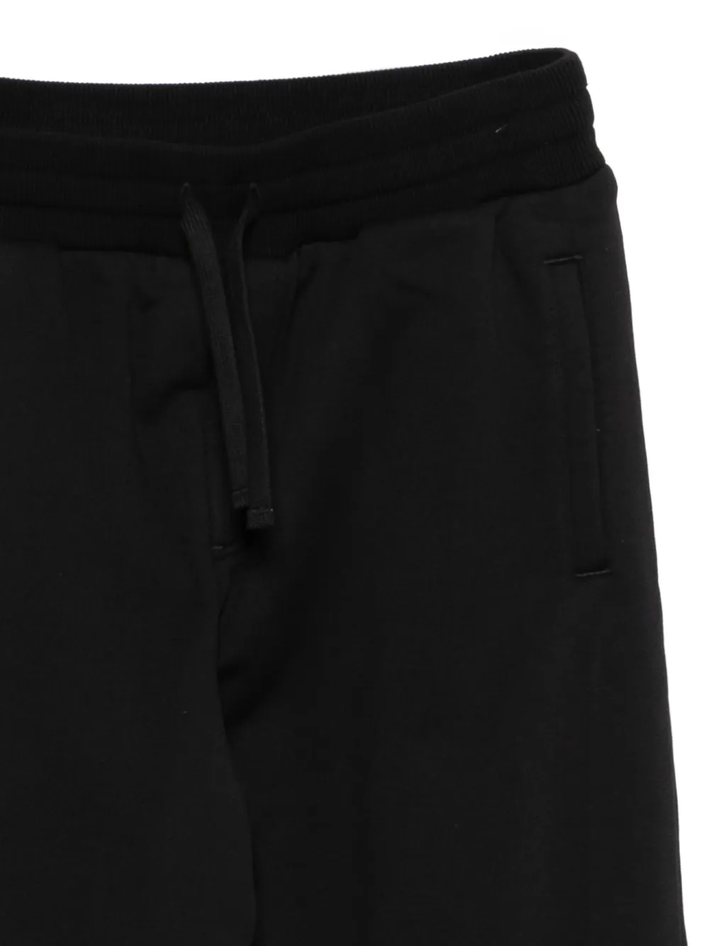 Dolce & Gabbana Drawstring-cuffed Trousers In Black
