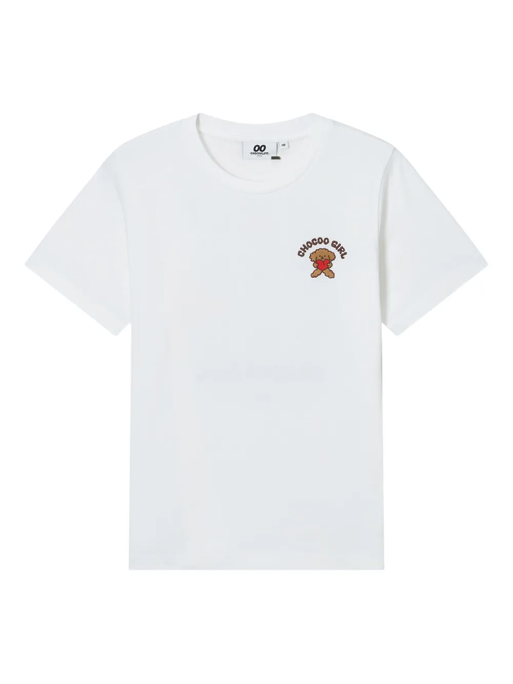 Chocoolate Embroidered-motif T-shirt In White