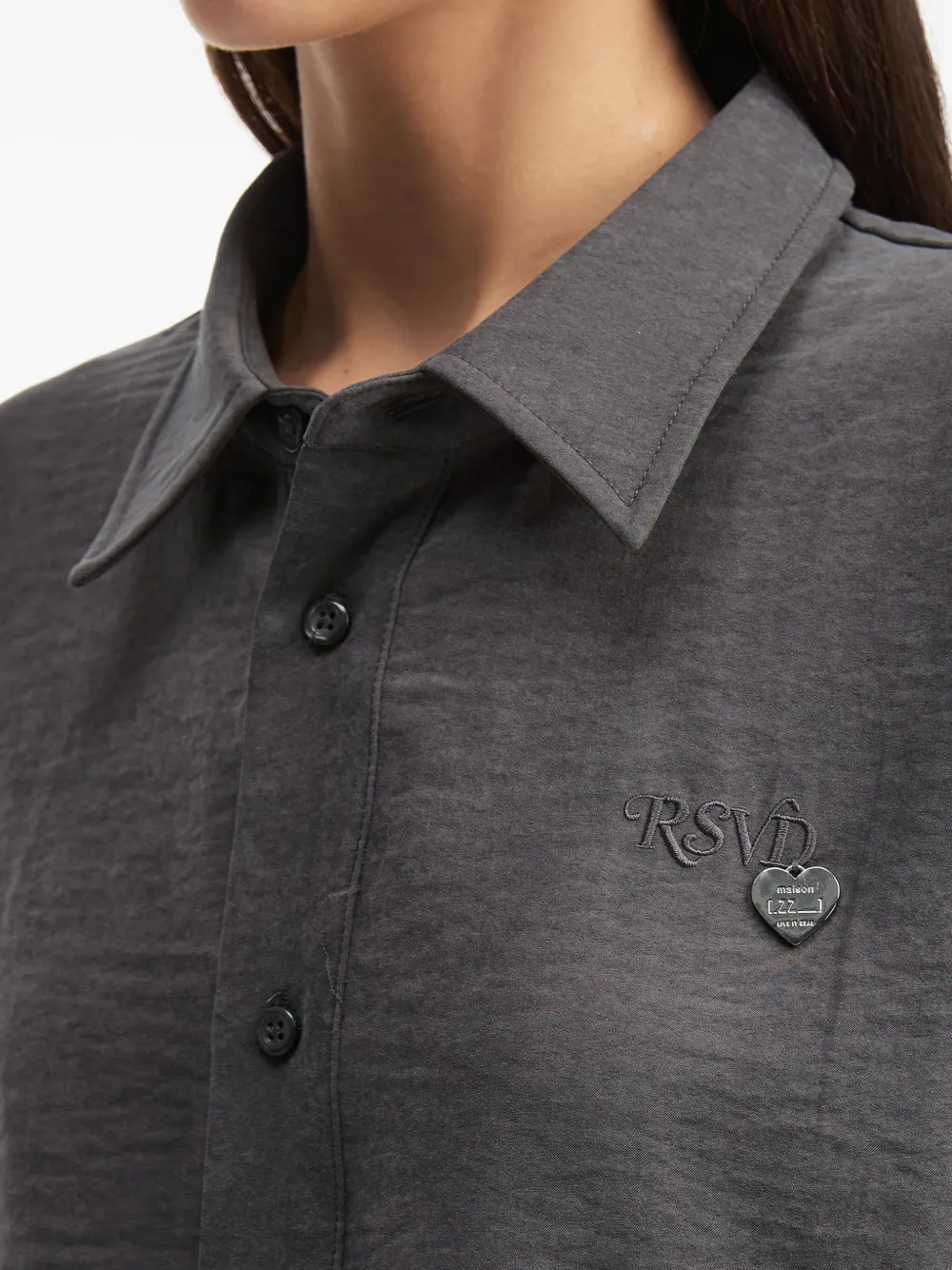 Izzue Drawstring Shirt In Black