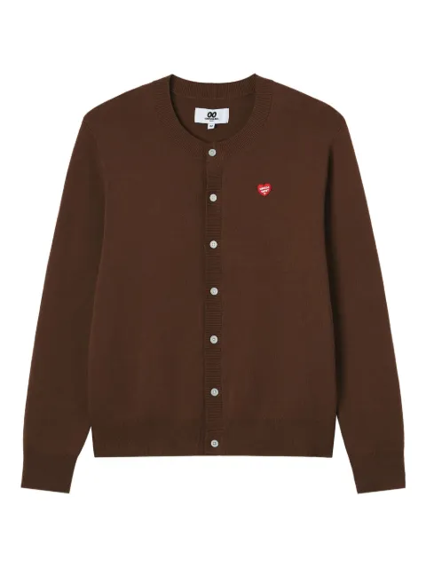 CHOCOOLATE heart-embroidered cardigan