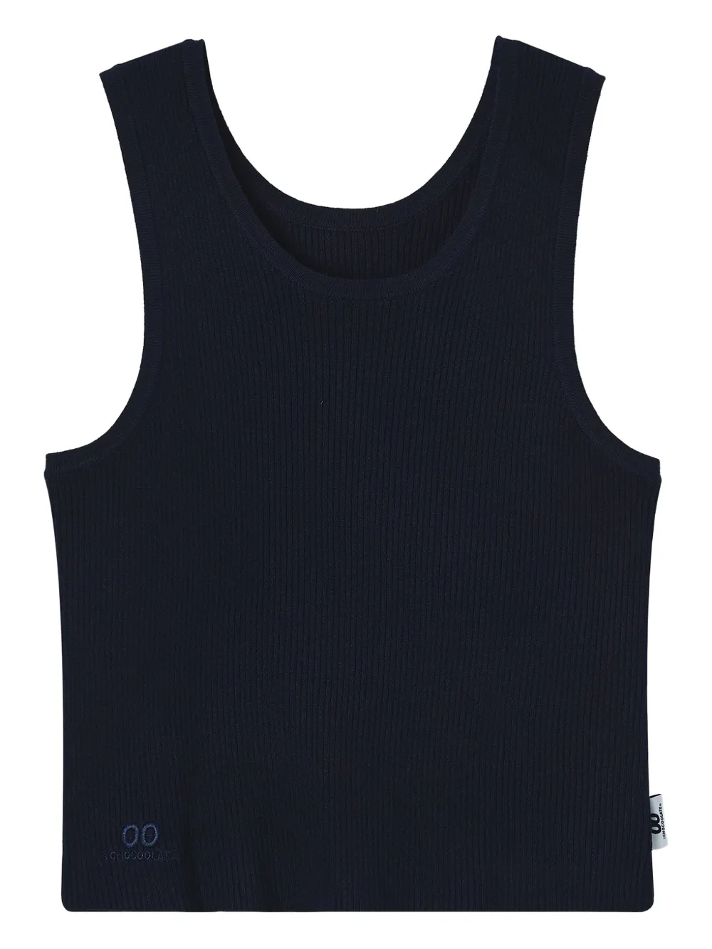 Chocoolate Embroidered-logo Cardigan In Blue