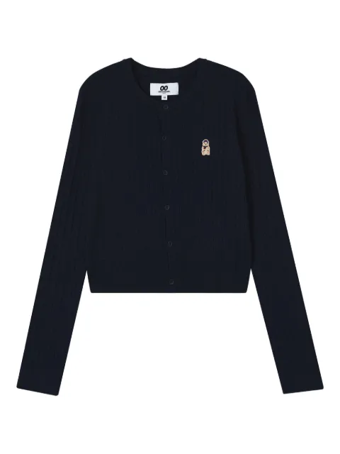 CHOCOOLATE embroidered-logo cardigan