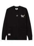 CHOCOOLATE bear-embroidered cardigan - Black