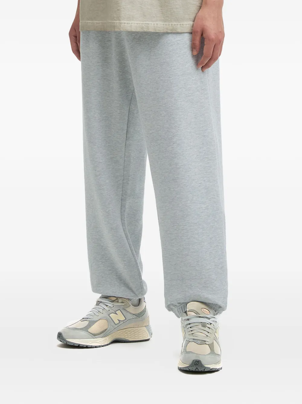 Izzue Embroidered-teddy Bear Track Pants In Gray