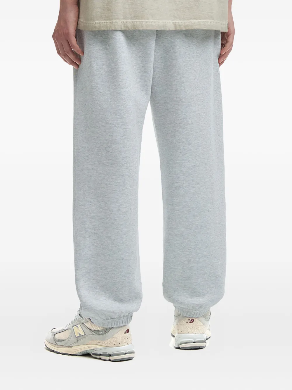 Izzue Embroidered-teddy Bear Track Pants In Gray