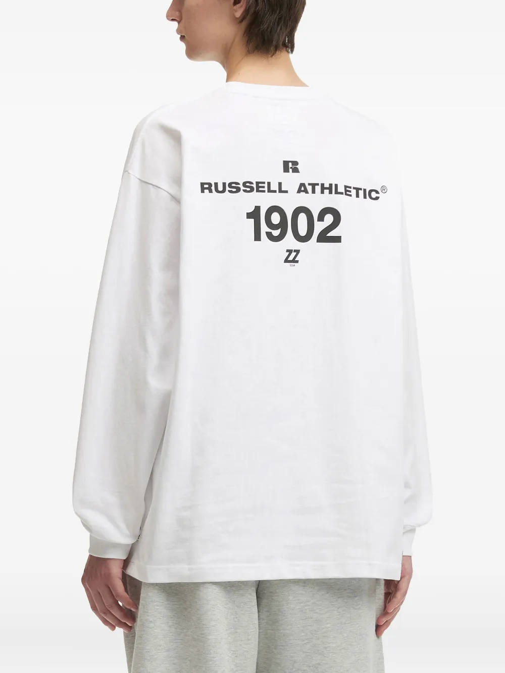 Izzue Long-sleeve Cotton T-shirt In White