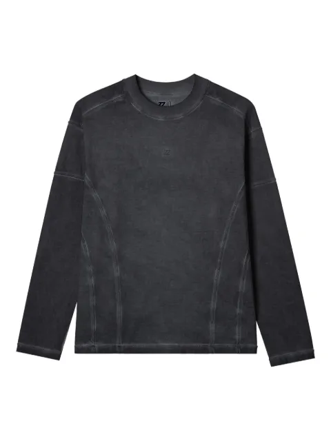 izzue long-sleeve panelled T-shirt