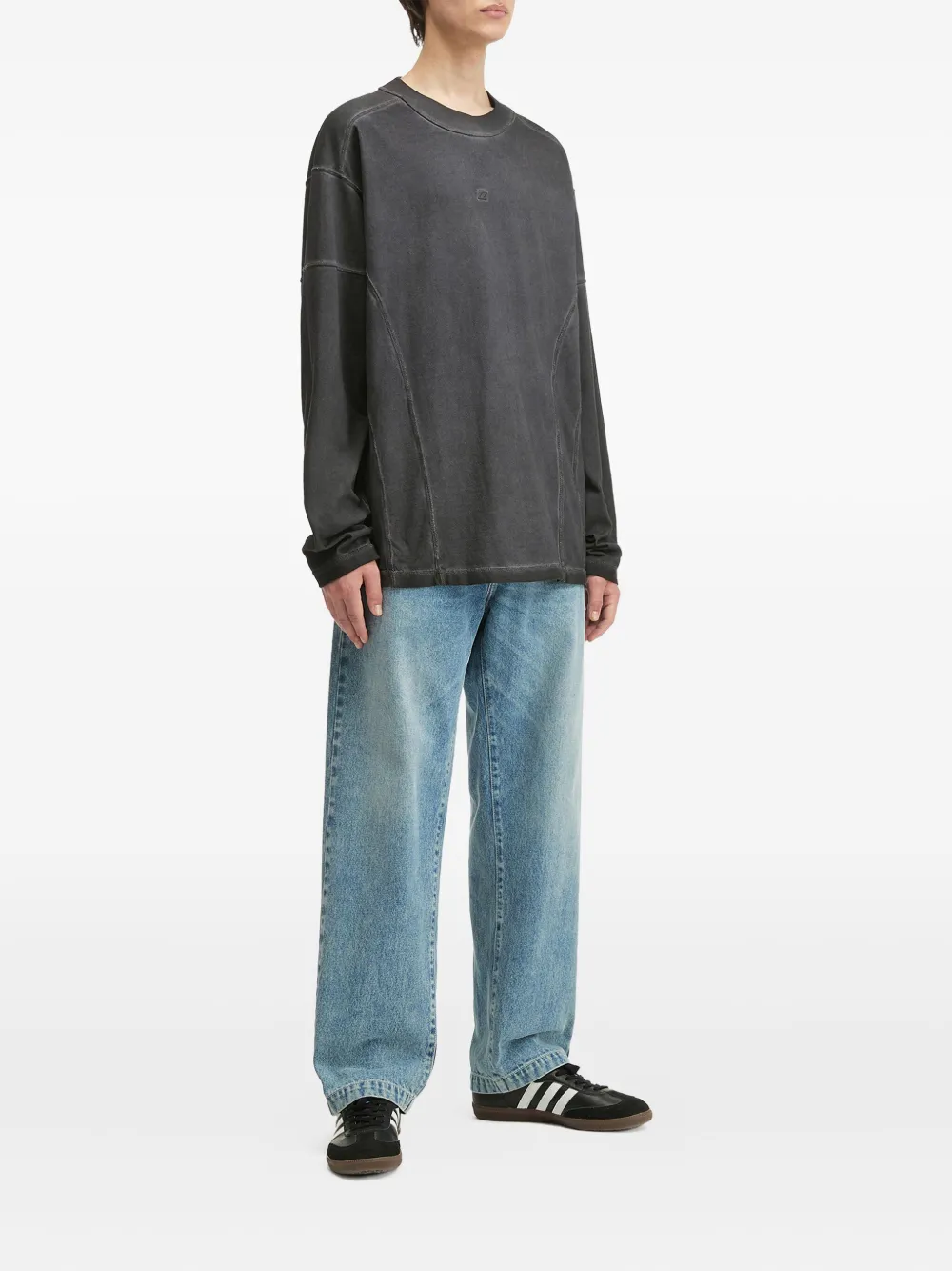 Izzue T-shirt met lange mouwen - Grijs