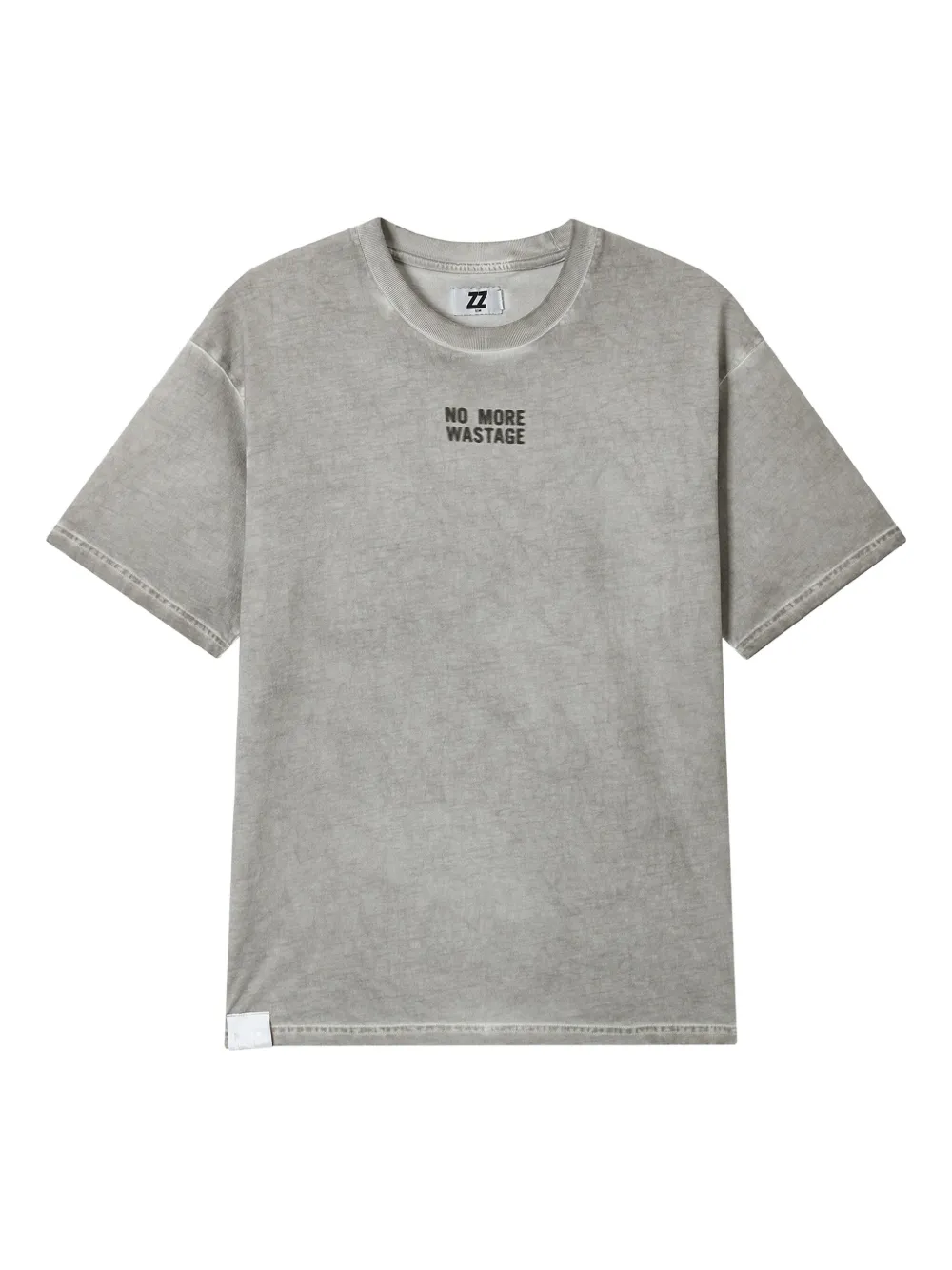 izzue acid-wash cotton T-shirt | Grey | Image 1