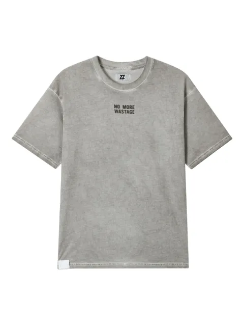 izzue acid-wash cotton T-shirt