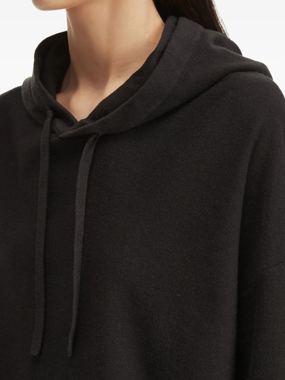 Izzue Drawstring Hoodie In Black