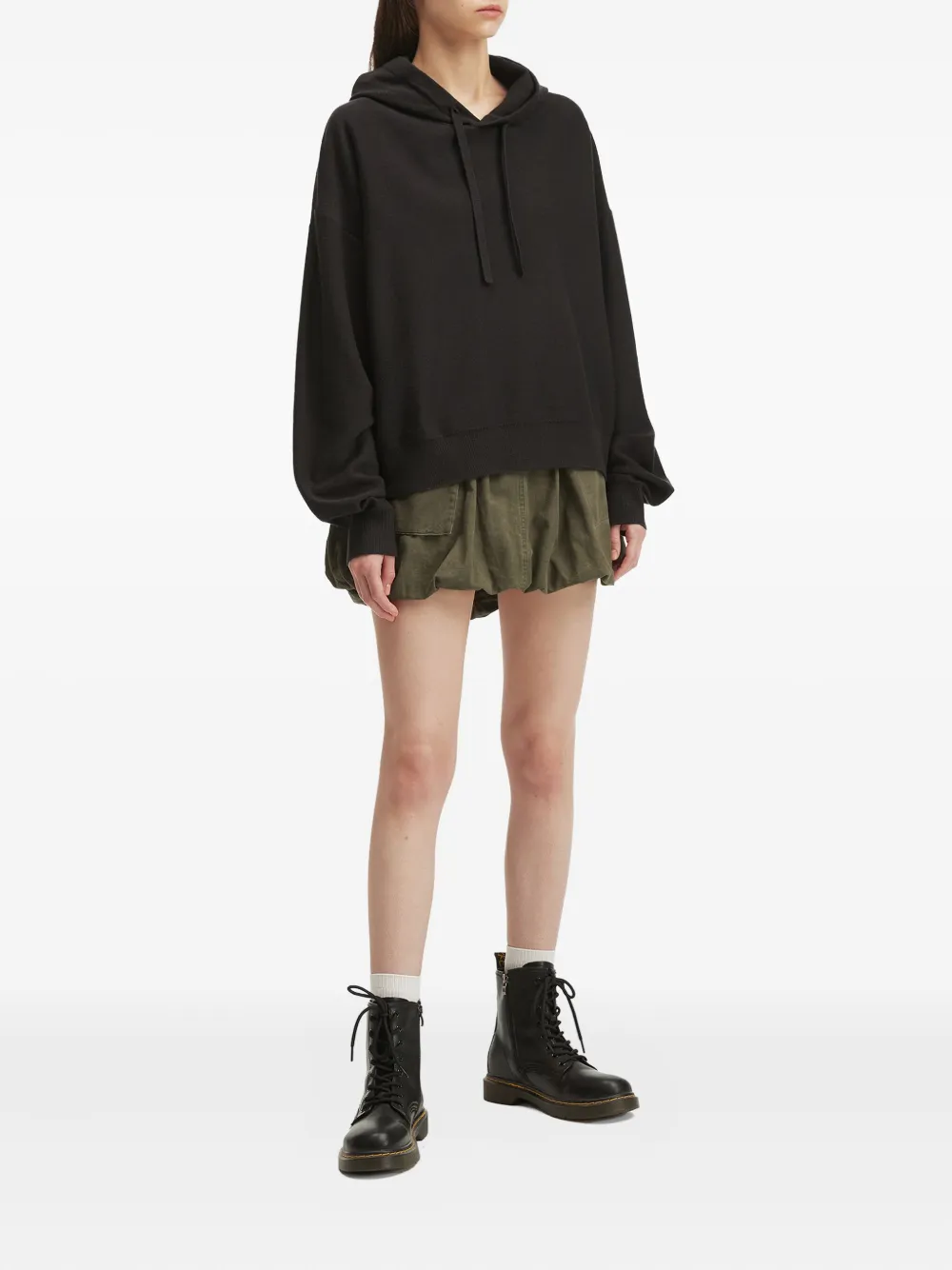 Izzue Hoodie met trekkoord - Zwart
