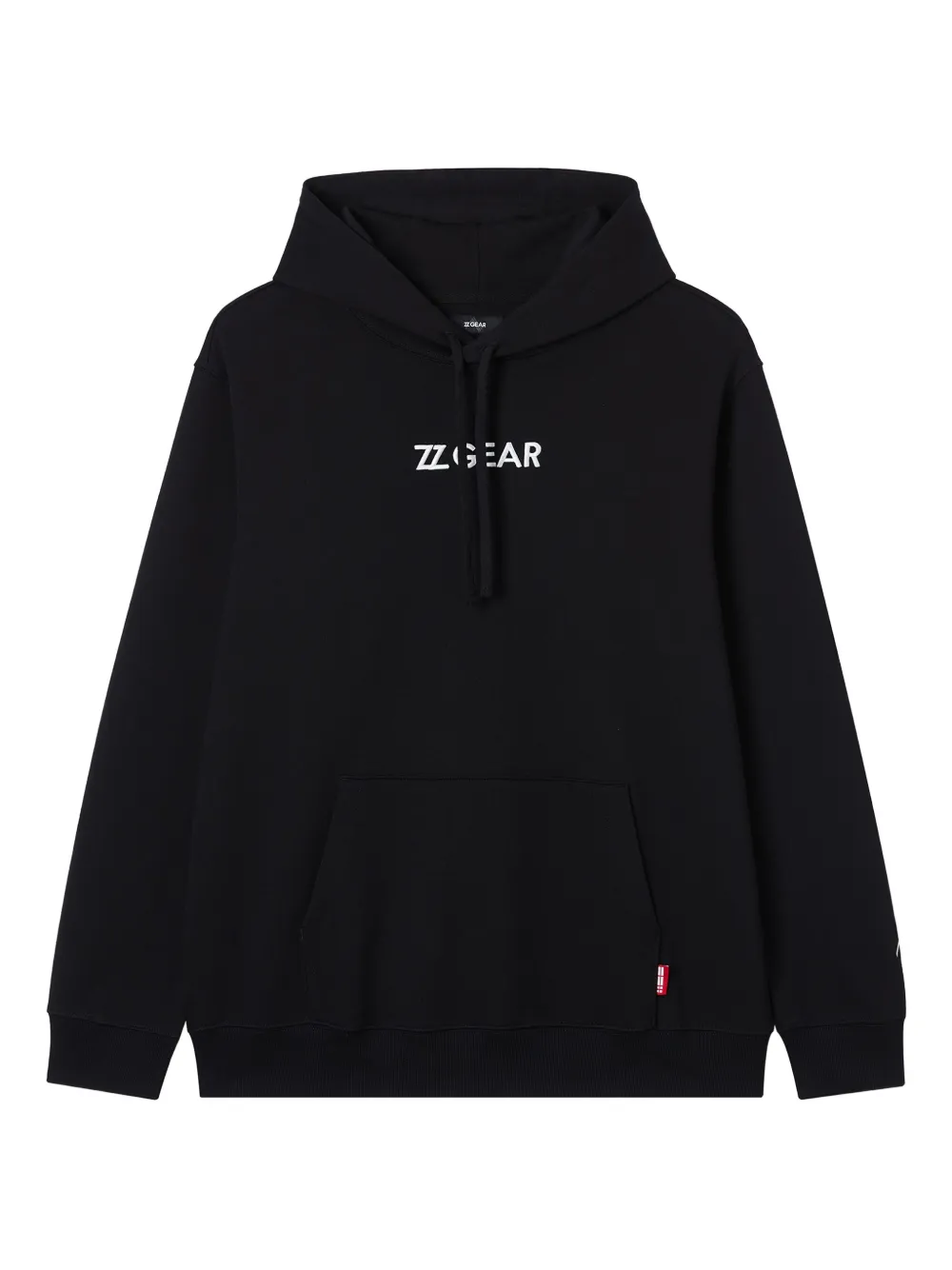 izzue embroidered-logo hoodie | Black | Image 1
