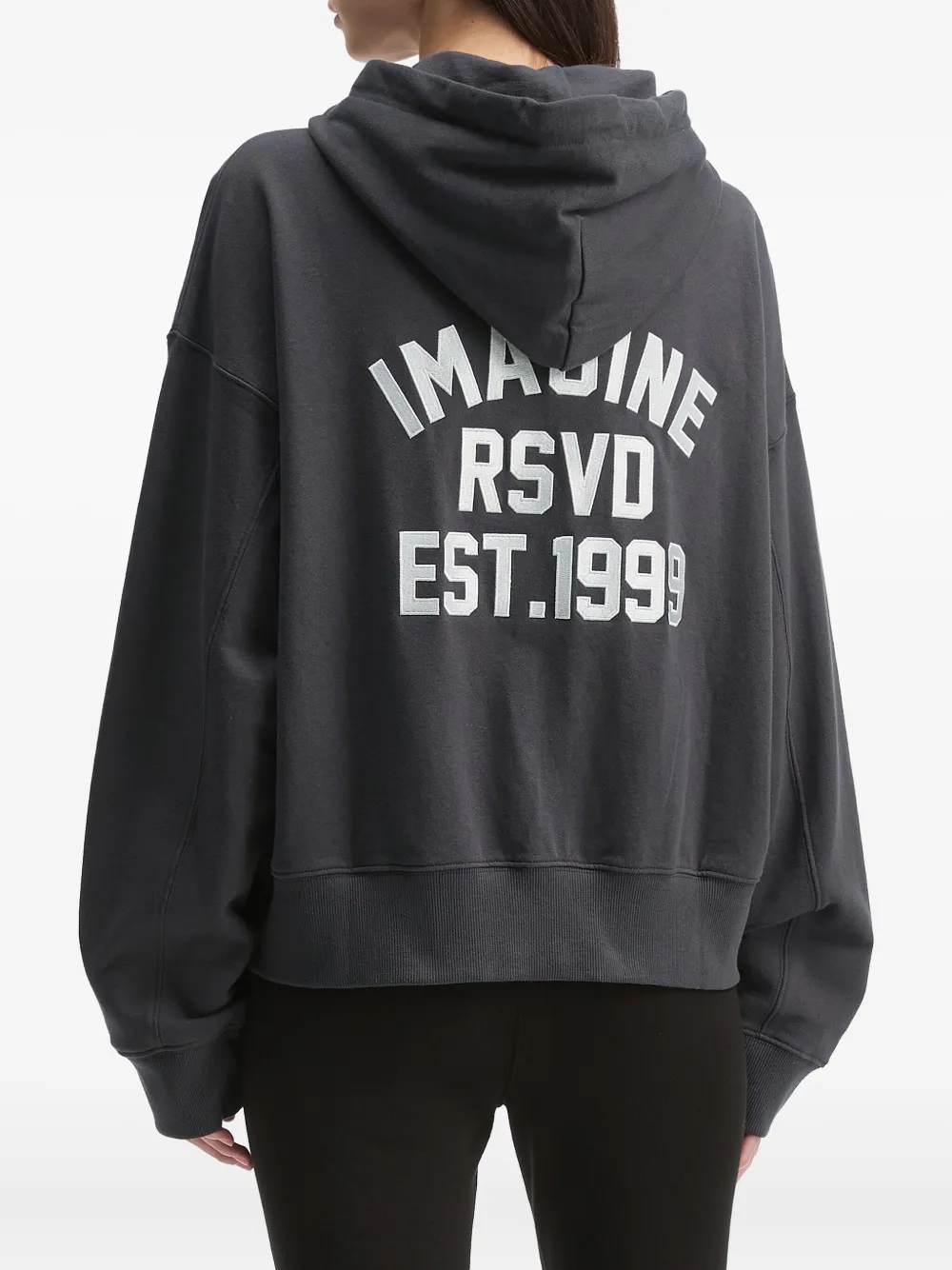 Izzue Embroidered Zip-up Jacket In Gray