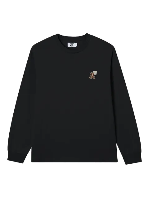 izzue bear-logo long-sleeve T-shirt