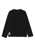 FIVE CM ribbed panelled T-shirt - Black