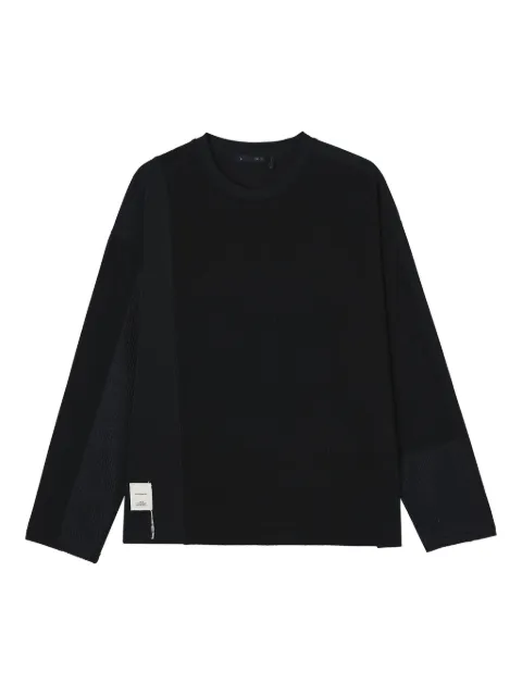 FIVE CM ribbed panelled T-shirt