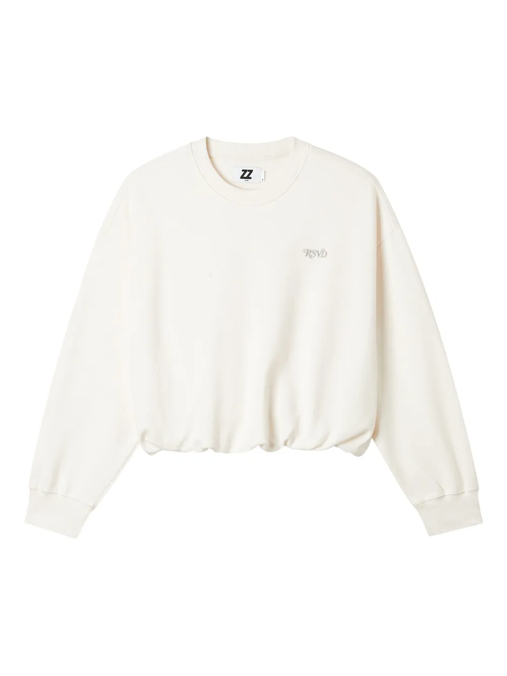 izzue embroidered sweatshirt | White | Image 1
