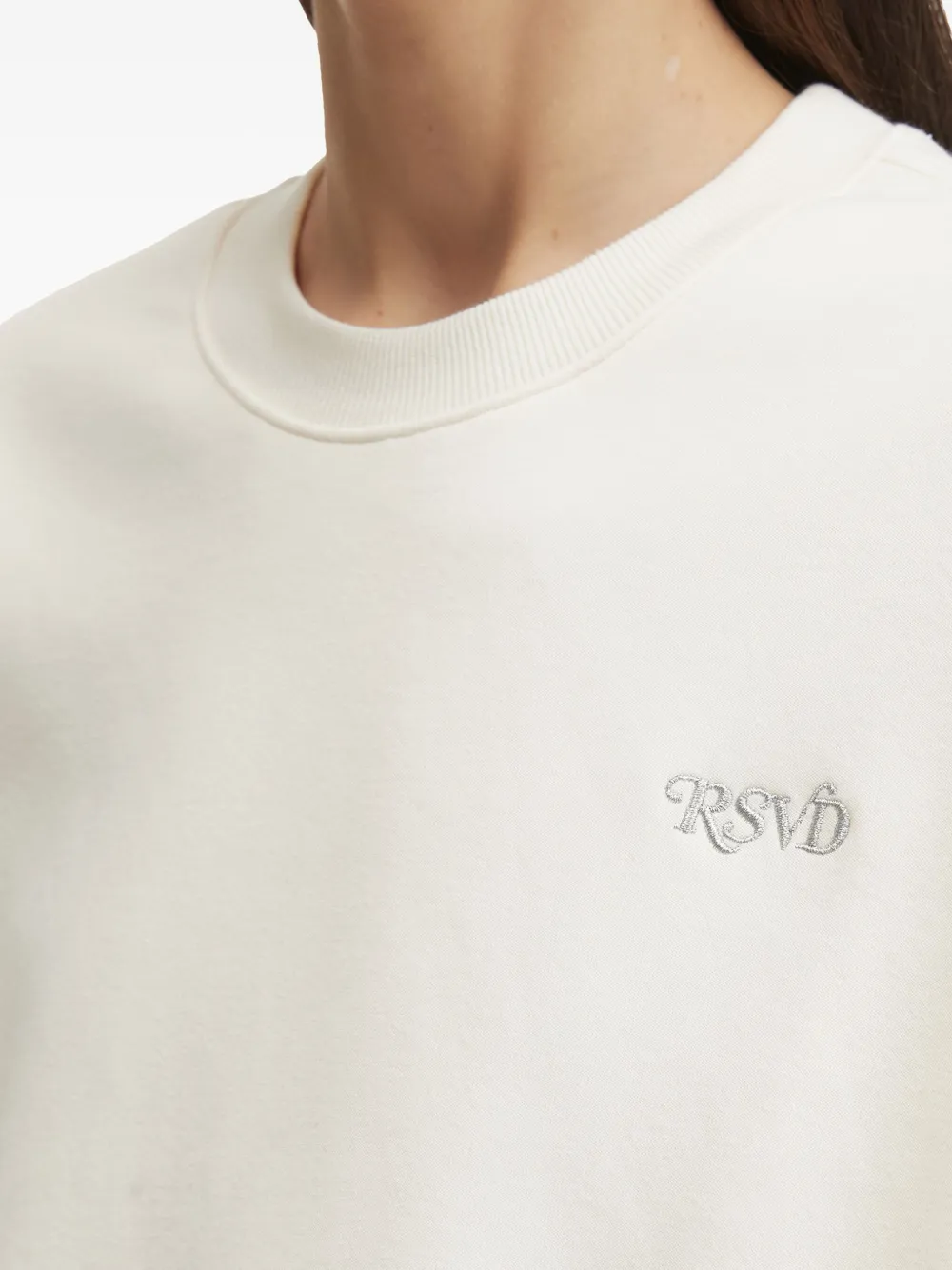 Izzue Embroidered Sweatshirt In White
