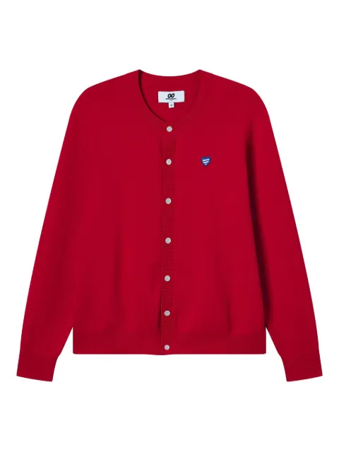 CHOCOOLATE heart-embroidered cardigan