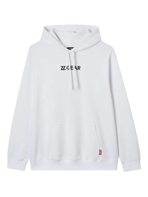 izzue mountain-print hoodie