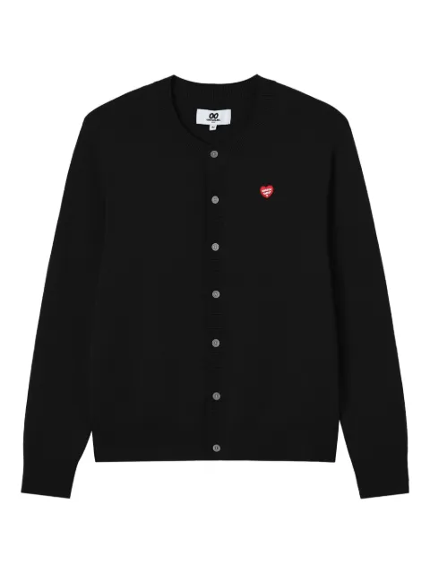 CHOCOOLATE heart-embroidered cardigan