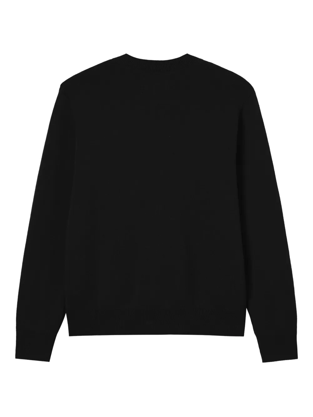 Chocoolate Heart-embroidered Cardigan In Black