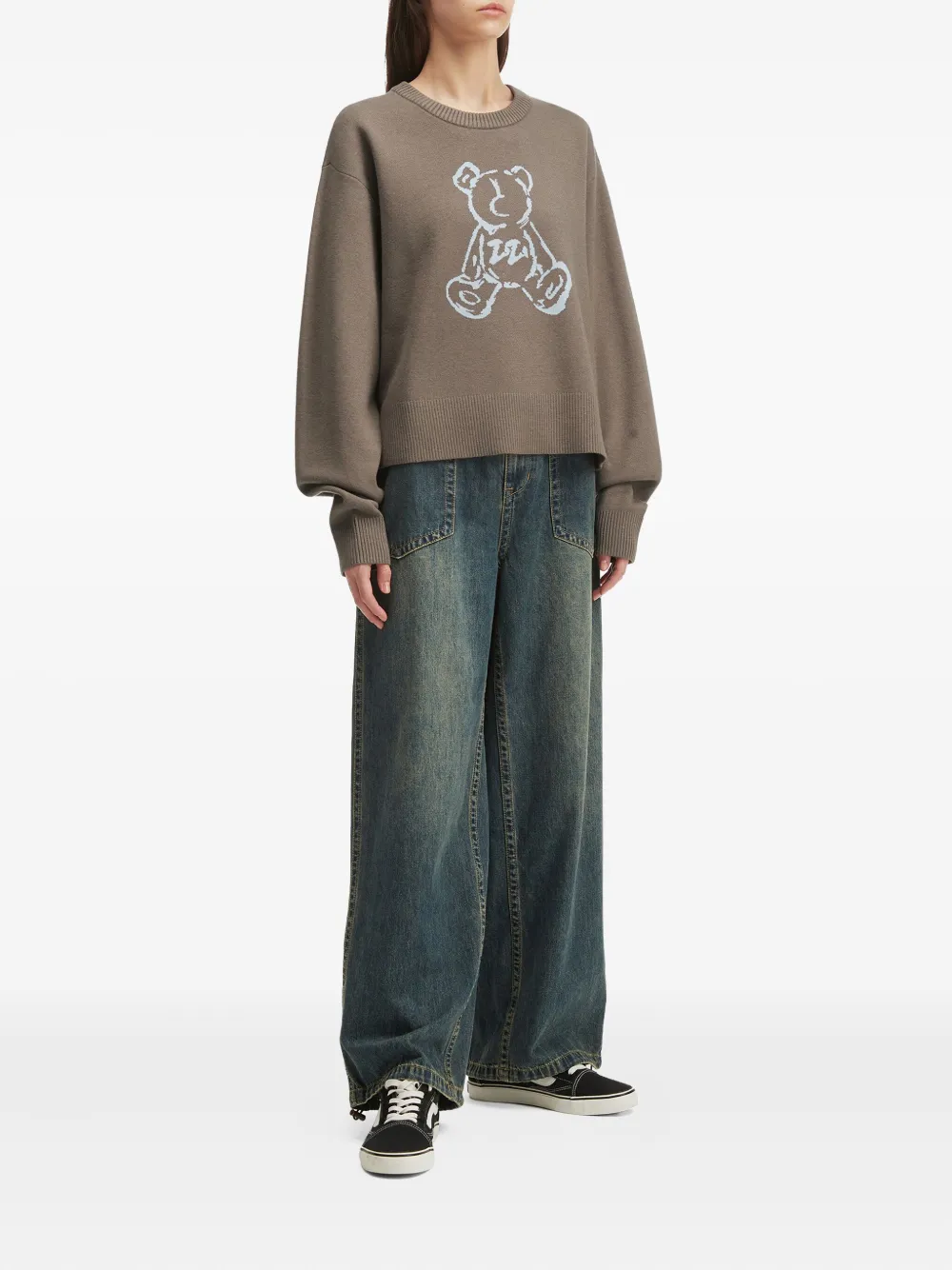 izzue teddy-detail sweater | Knitted Sweaters | Image 2