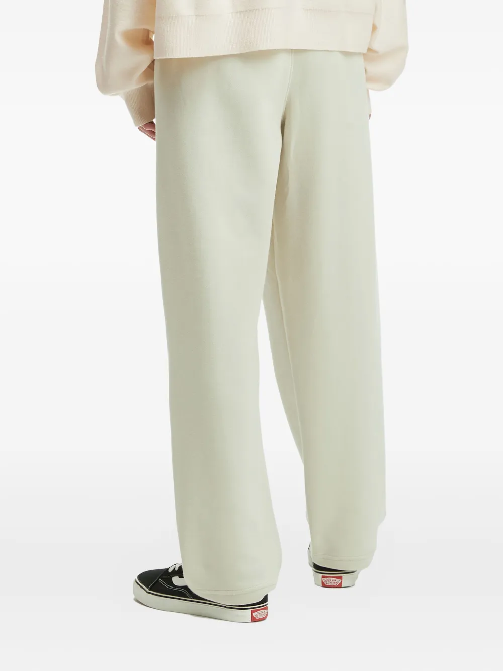 Izzue Elastic-waistband Embroidered Track Pants In Green