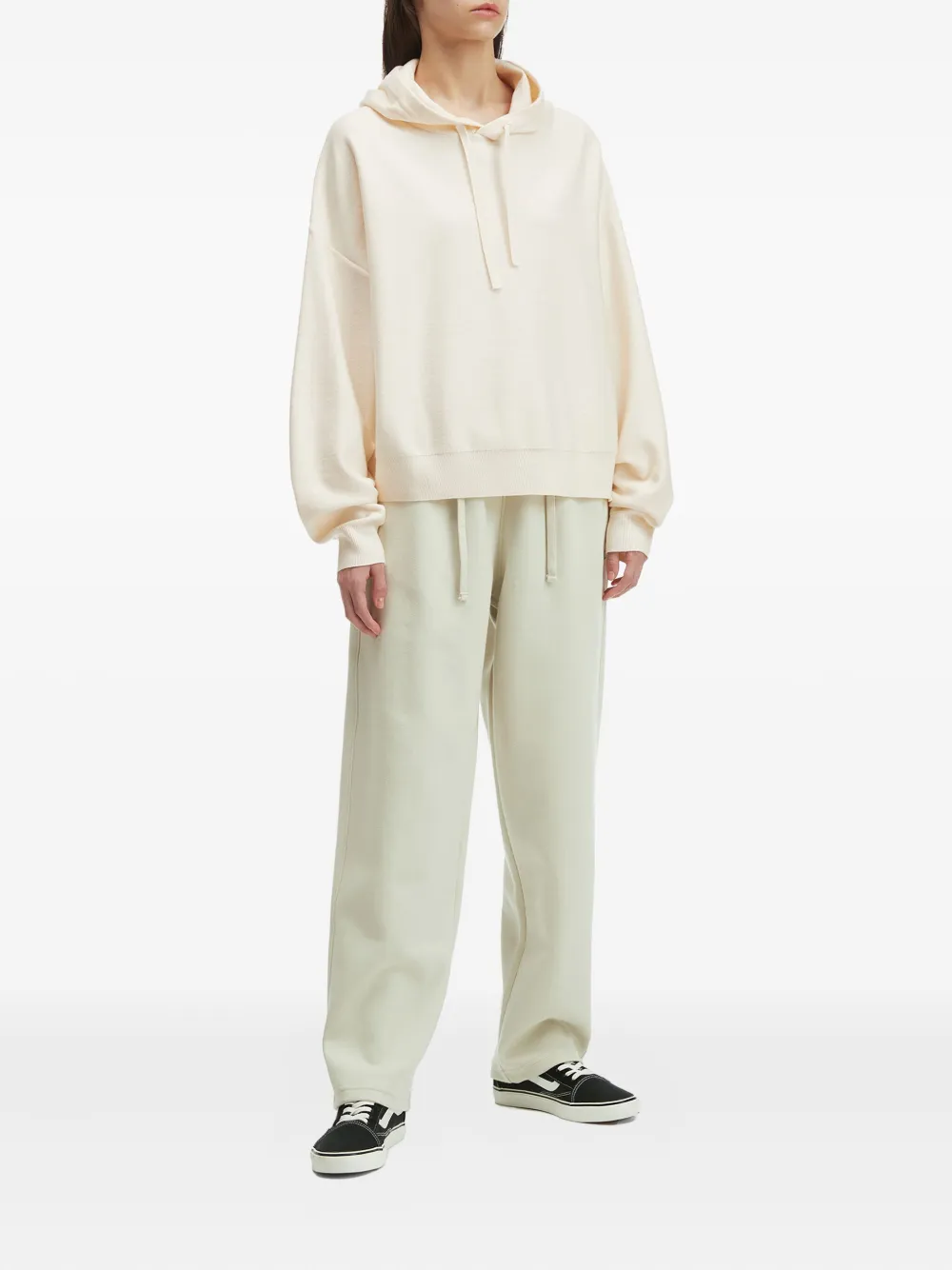 Izzue elastic-waistband embroidered track pants - Groen